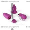 Vibrador anal inalámbrico satinado suave